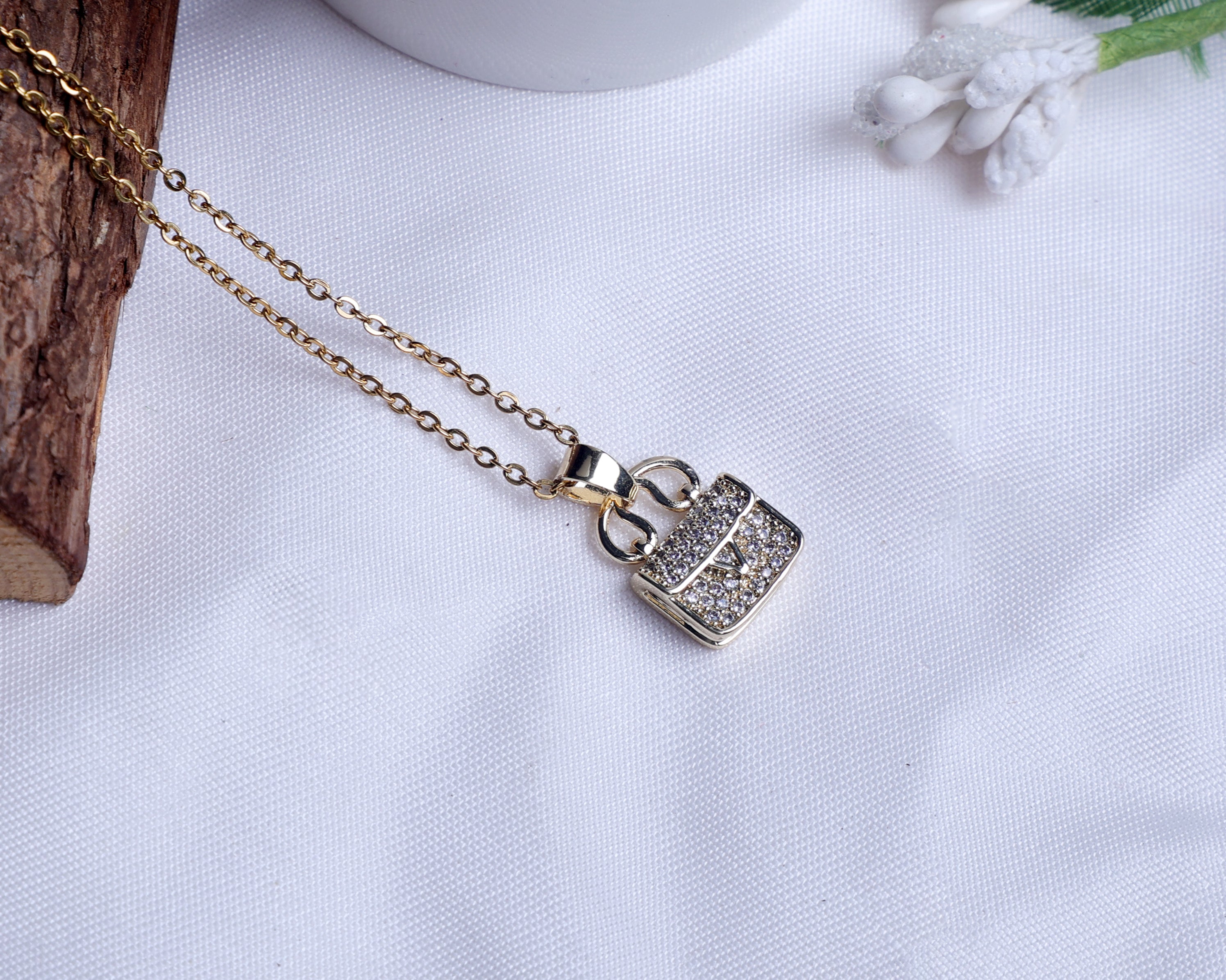 Women's Handbag Anti-Tarnish Necklace