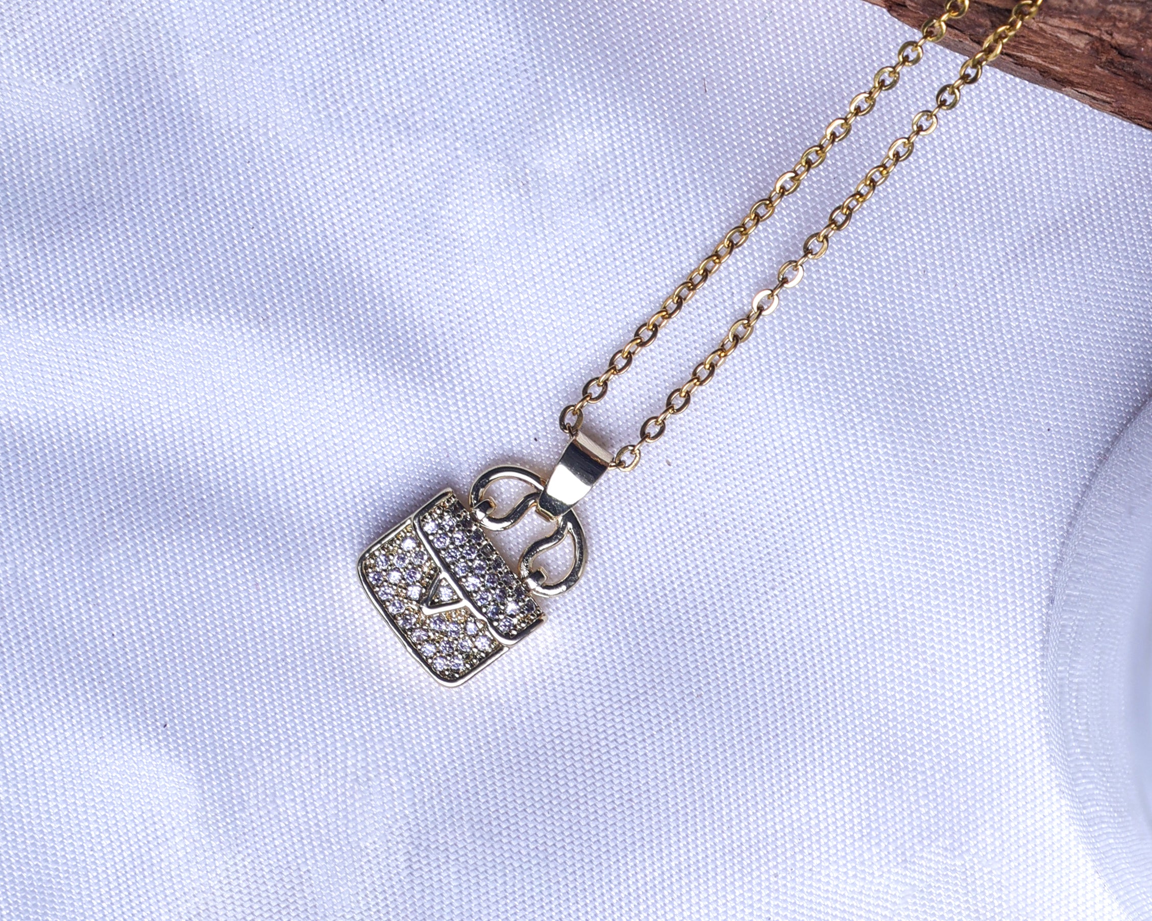 Women's Handbag Anti-Tarnish Necklace