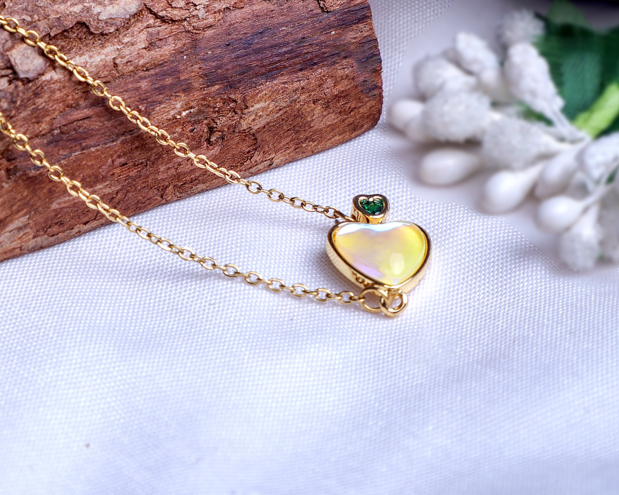 Heart-Shaped Anti-Tarnish Necklace