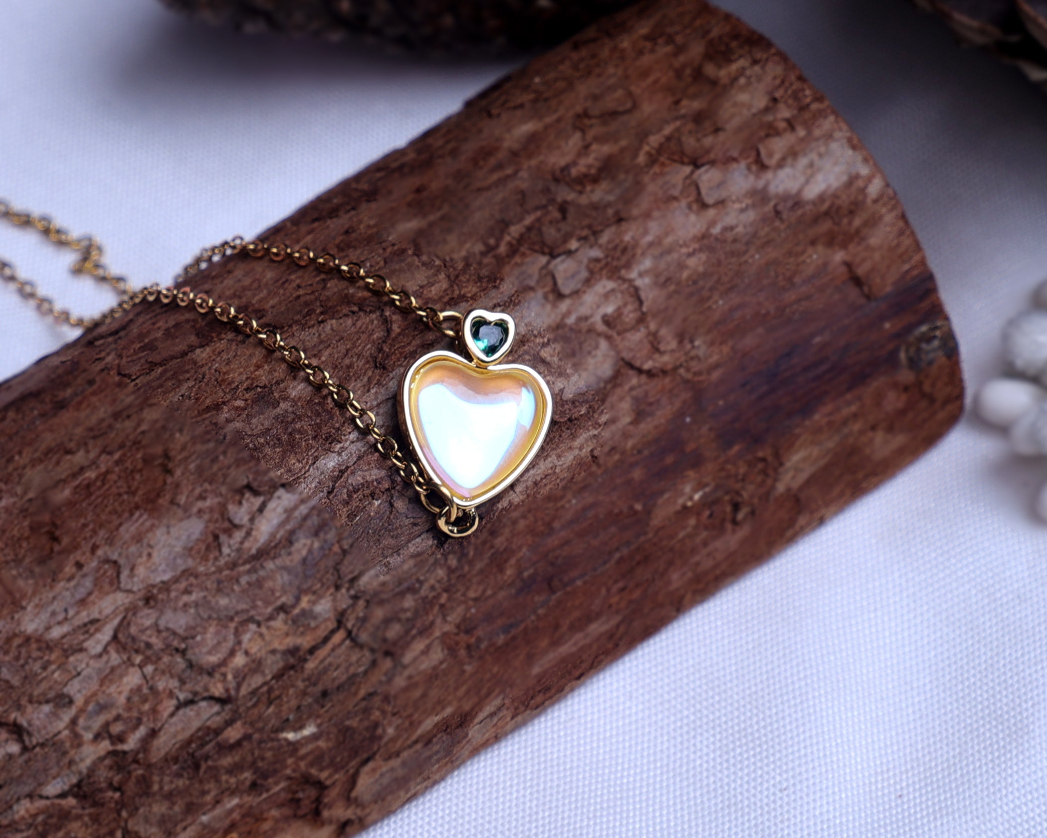 Heart-Shaped Anti-Tarnish Necklace