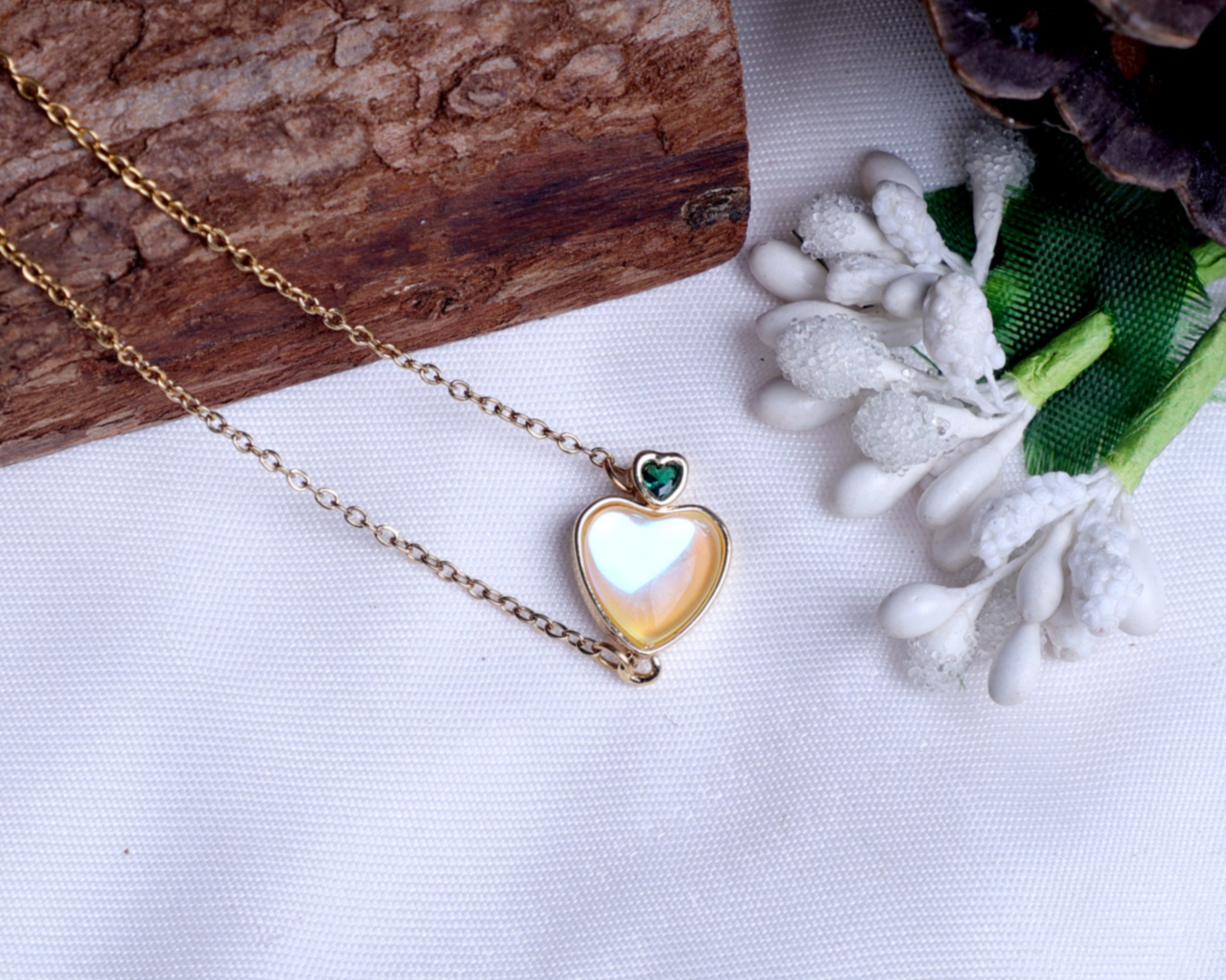 Heart-Shaped Anti-Tarnish Necklace