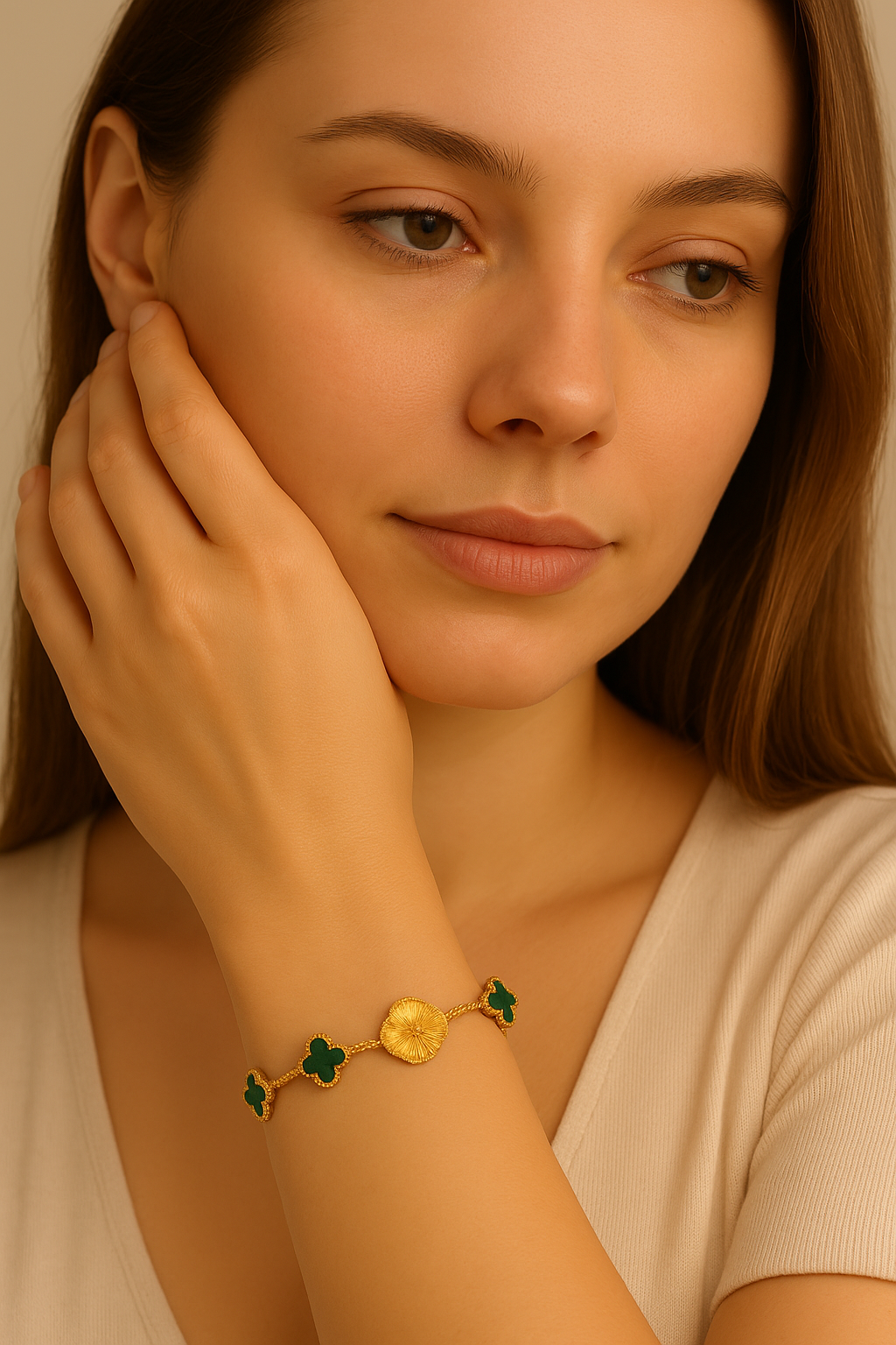 Anti-Tranish Emerald Bracelets
