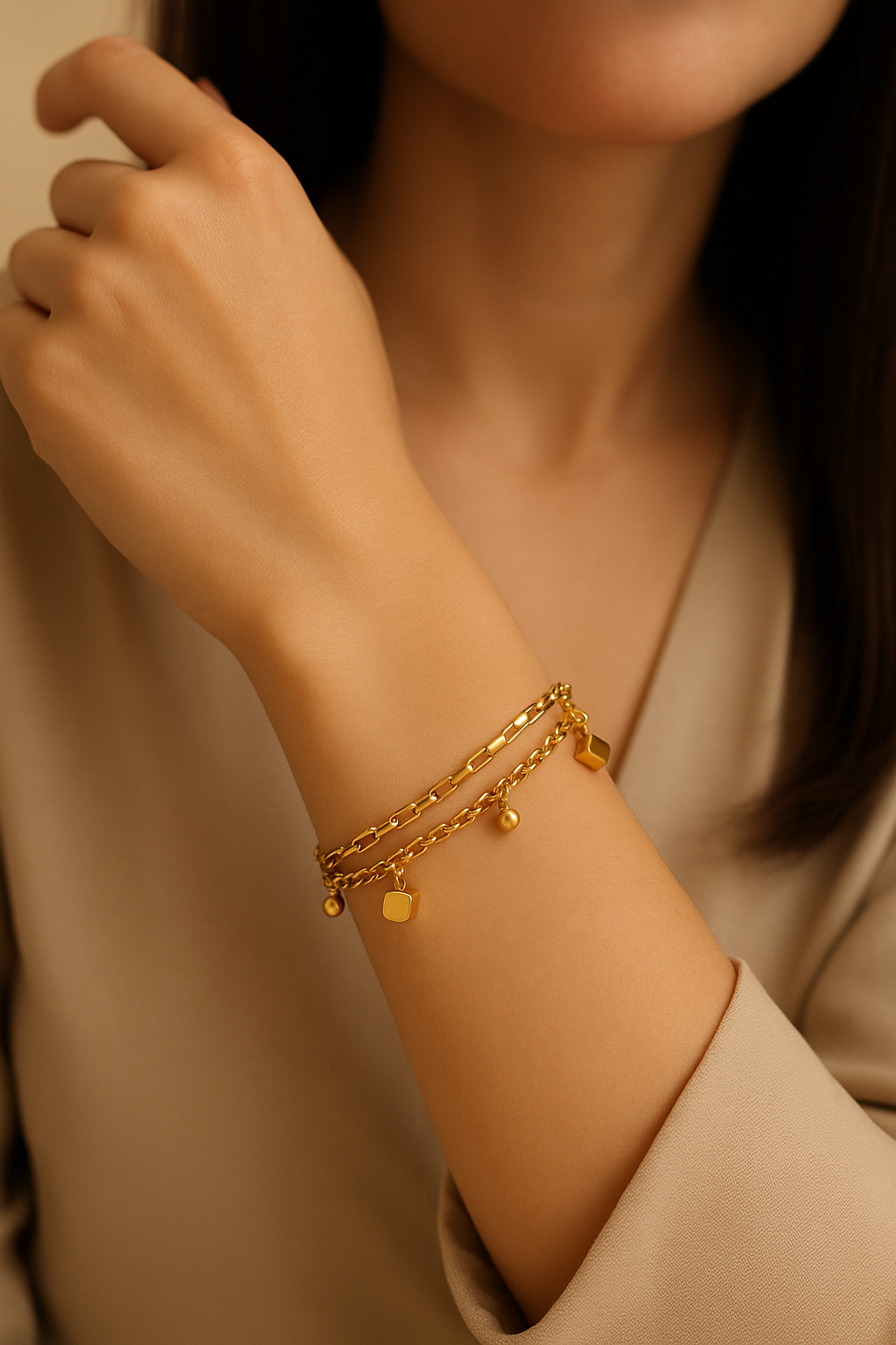 Anti-Tranish Two-Layered  Bracelets