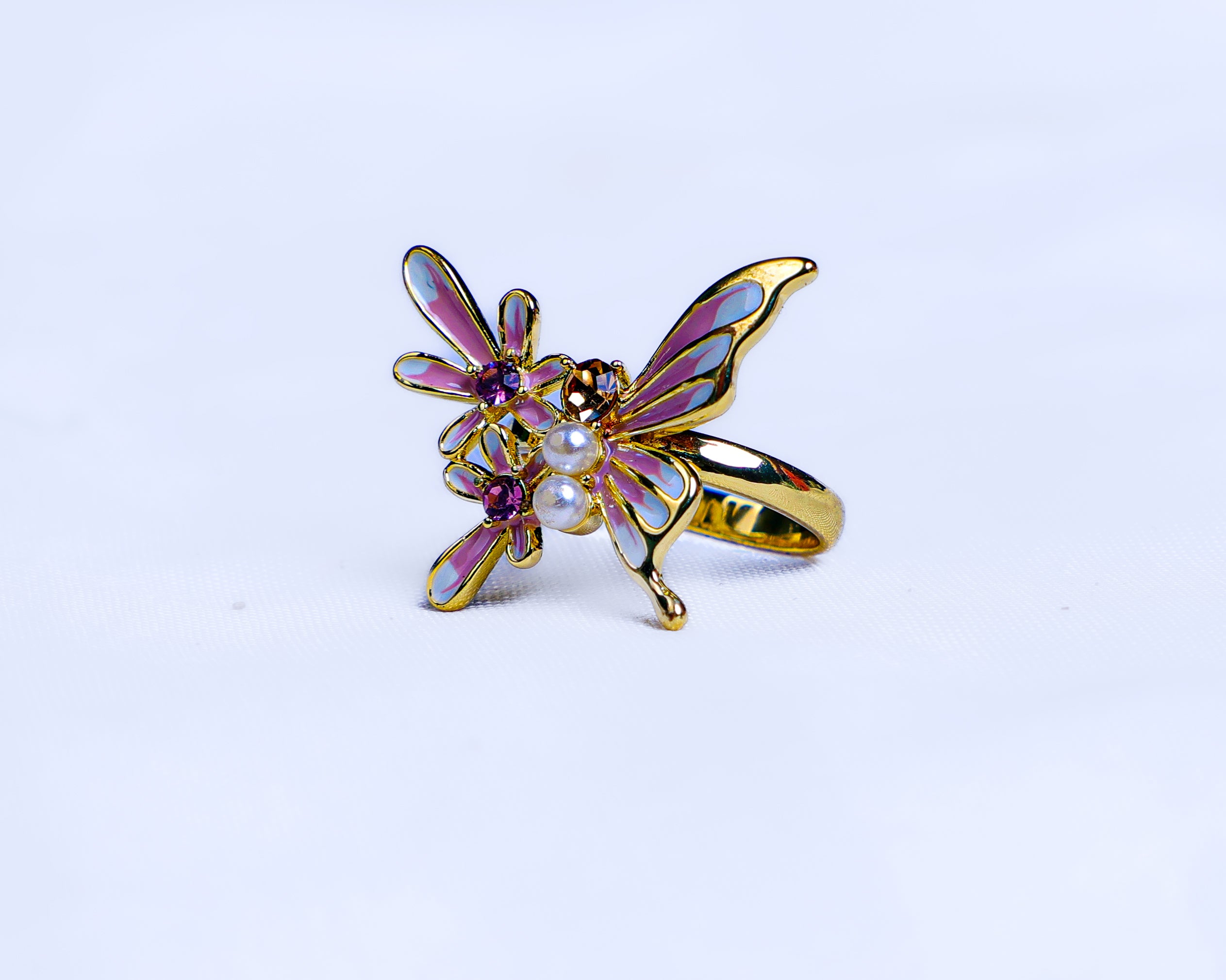 Korean Designer Butterfly Ring