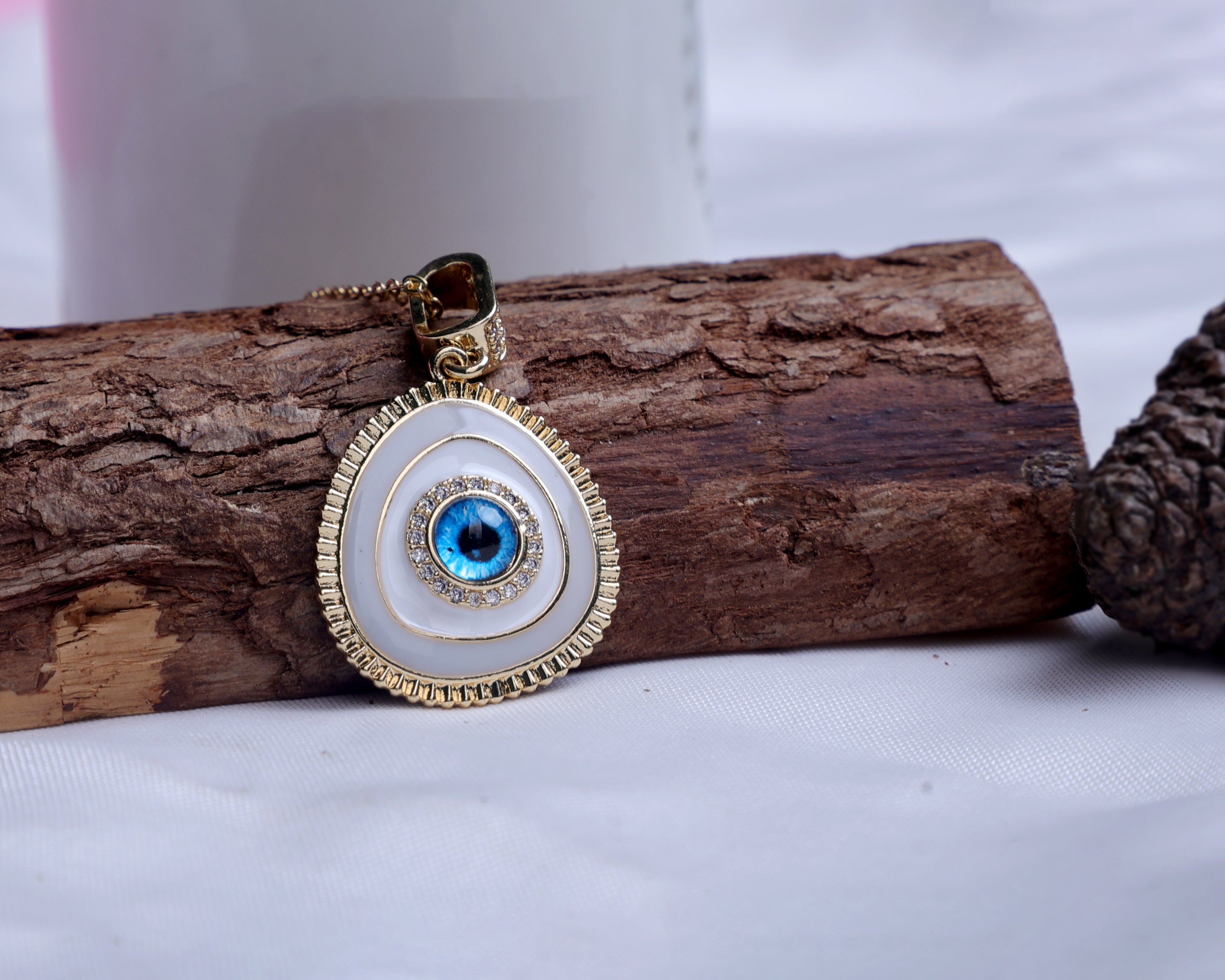 Evil Eye Anti-Tarnish Necklace