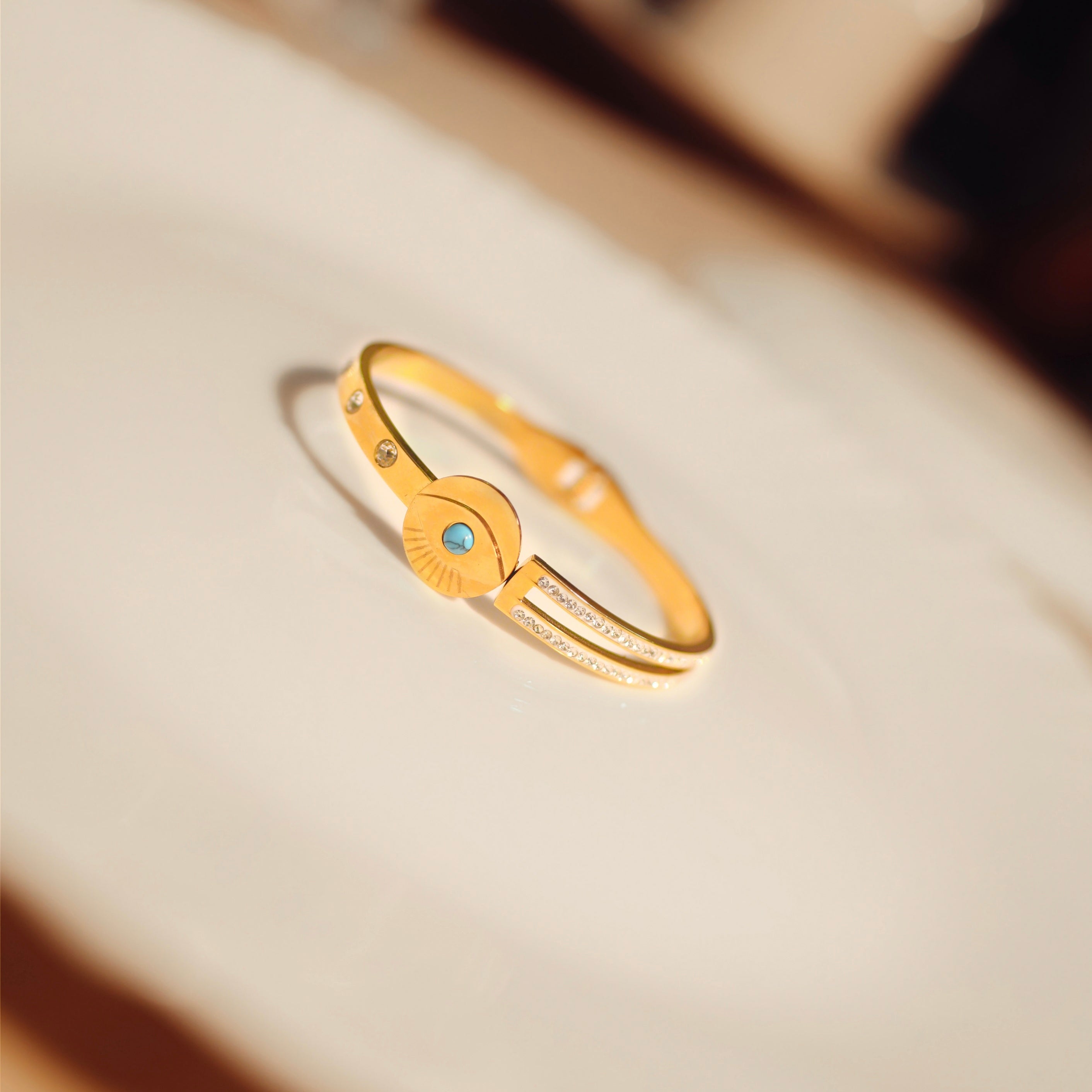 Anti-Tarnish Evil Eye Bracelet