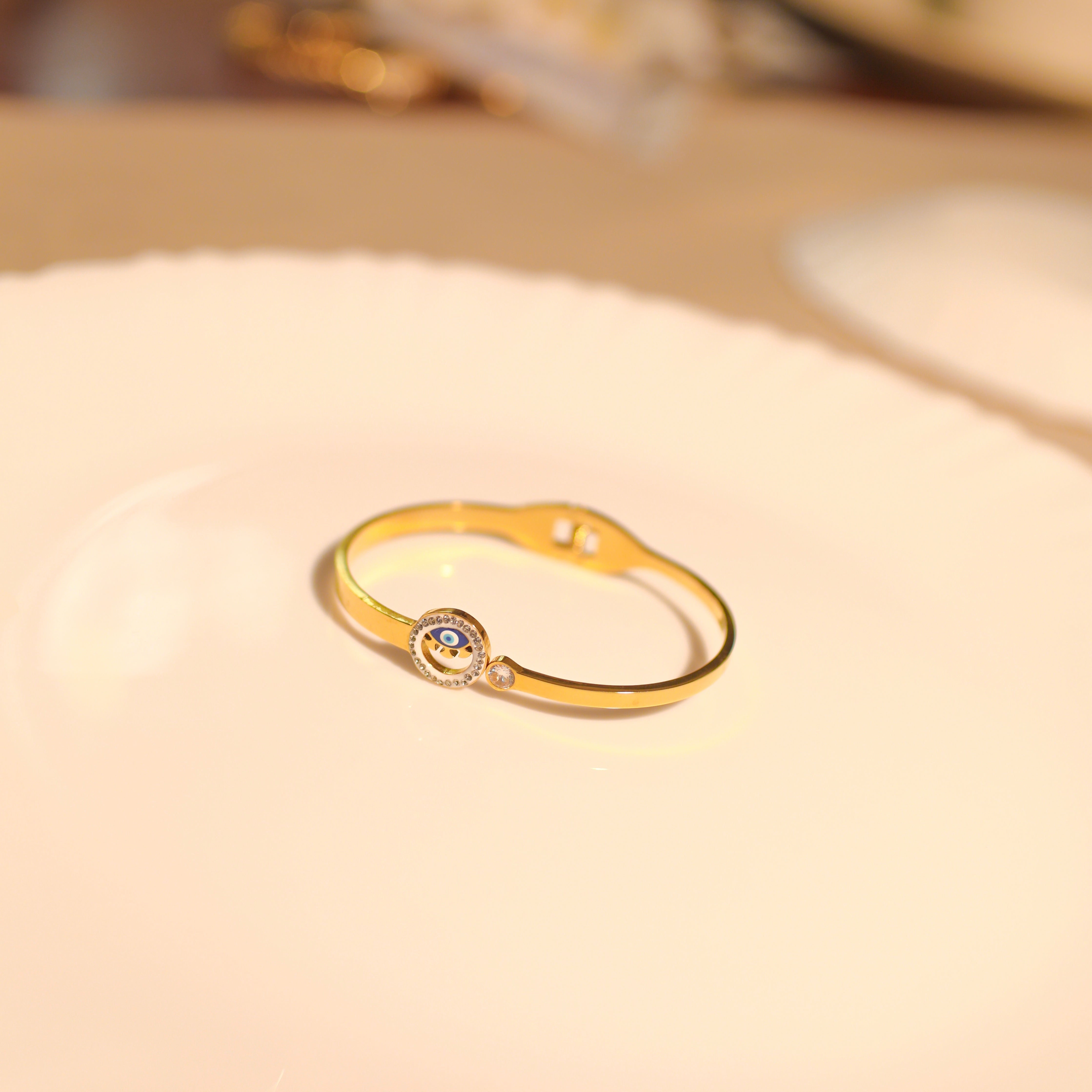 Anti-Tarnish Evil Eye Bracelet