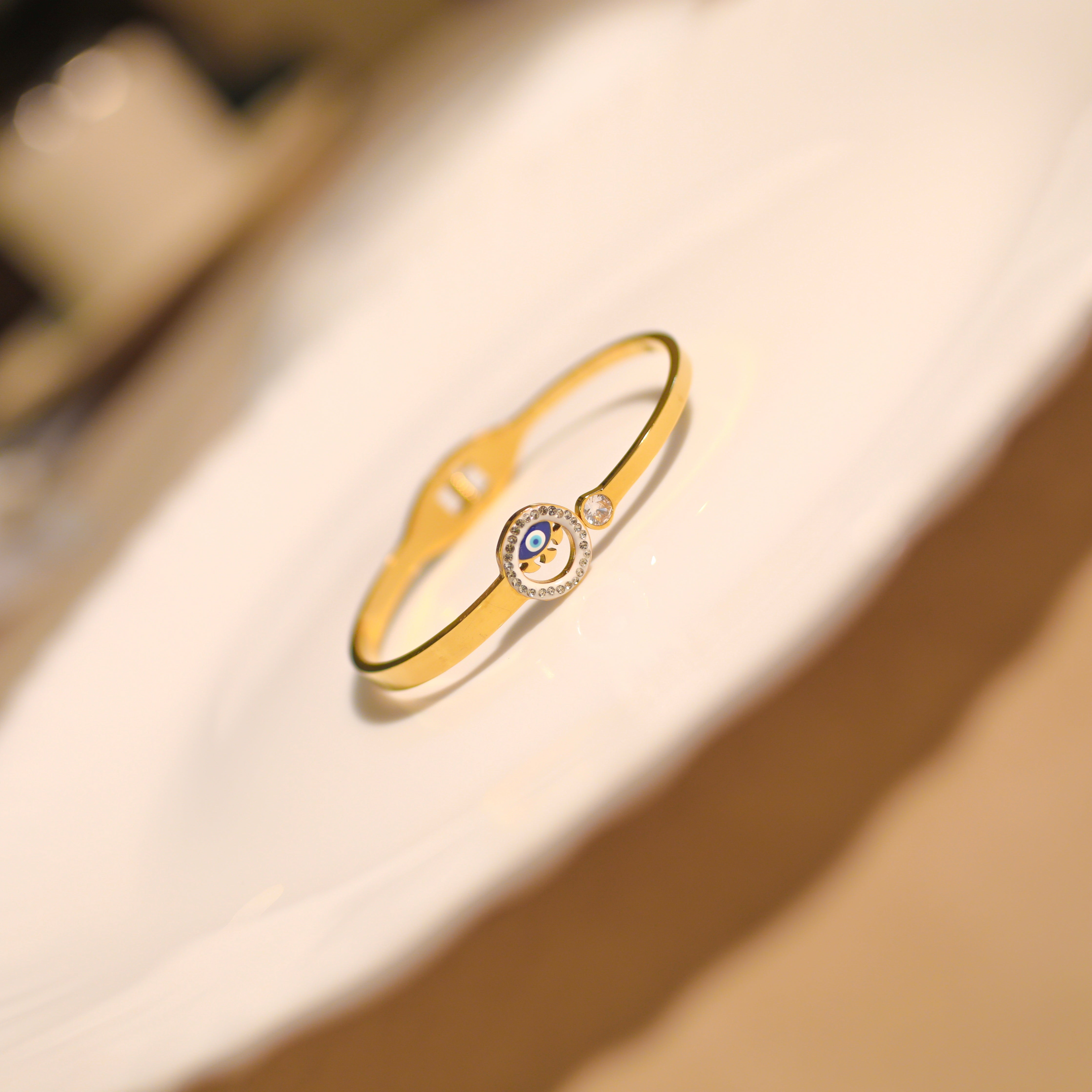 Anti-Tarnish Evil Eye Bracelet