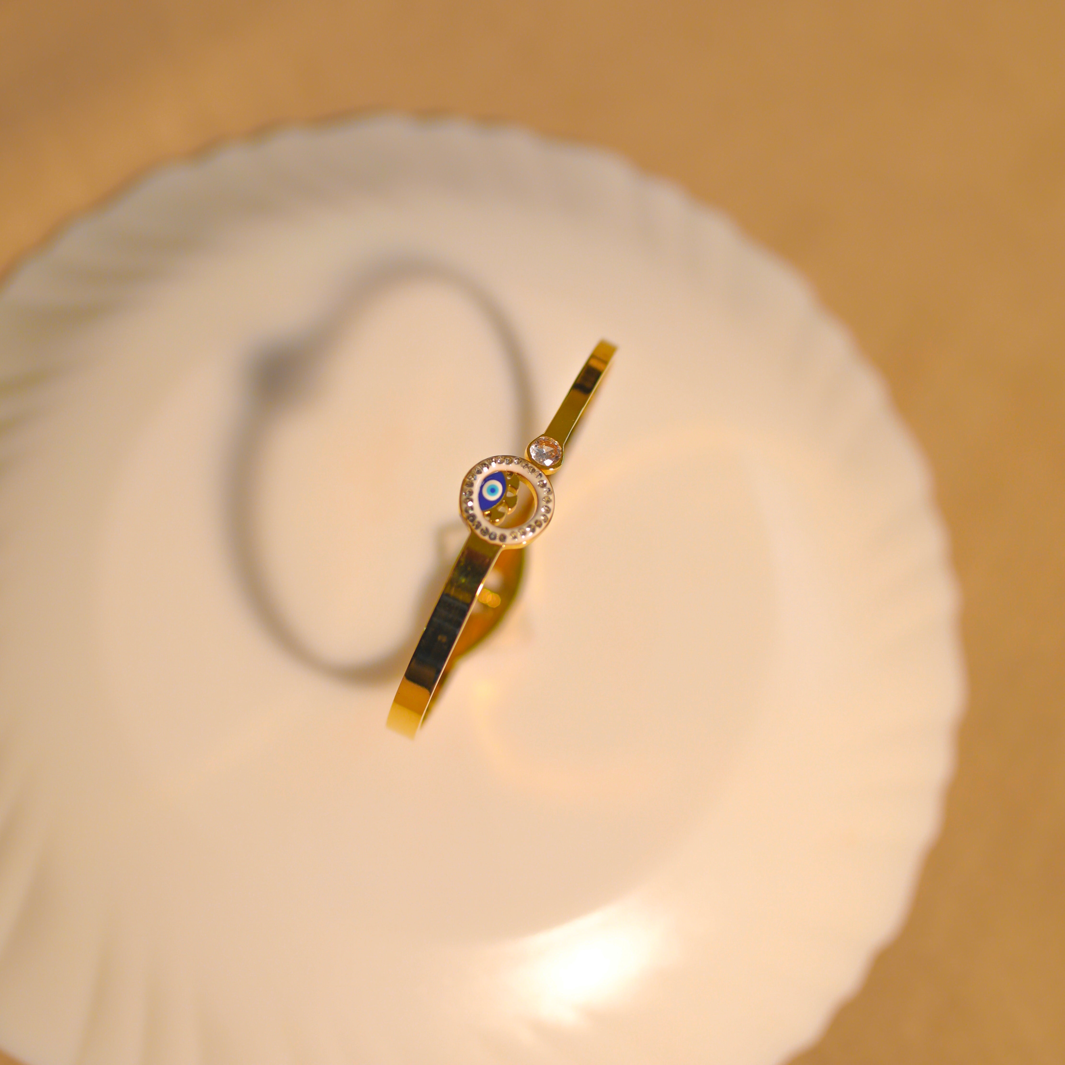 Anti-Tarnish Evil Eye Bracelet