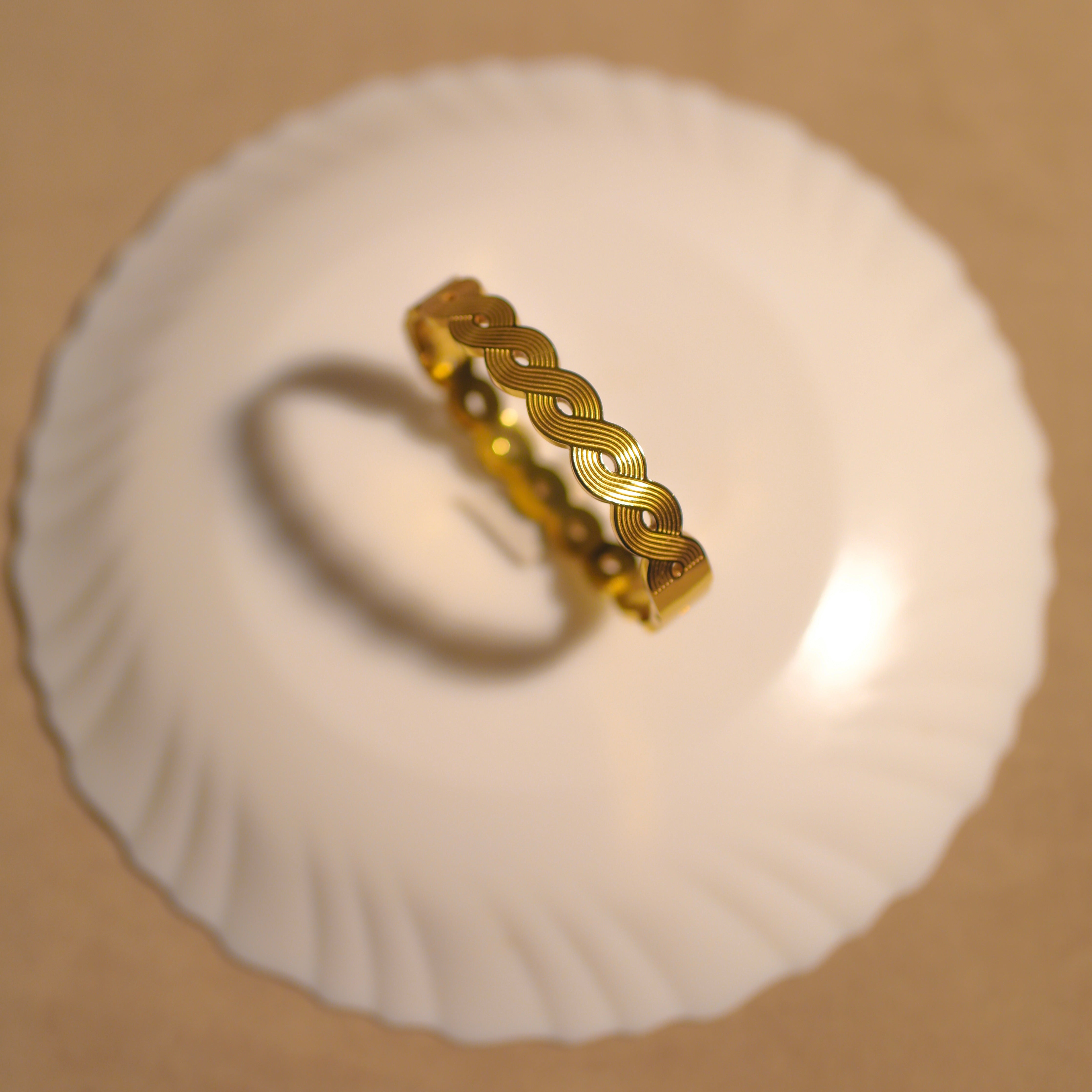 Anti-Tarnish Spiral Bracelet