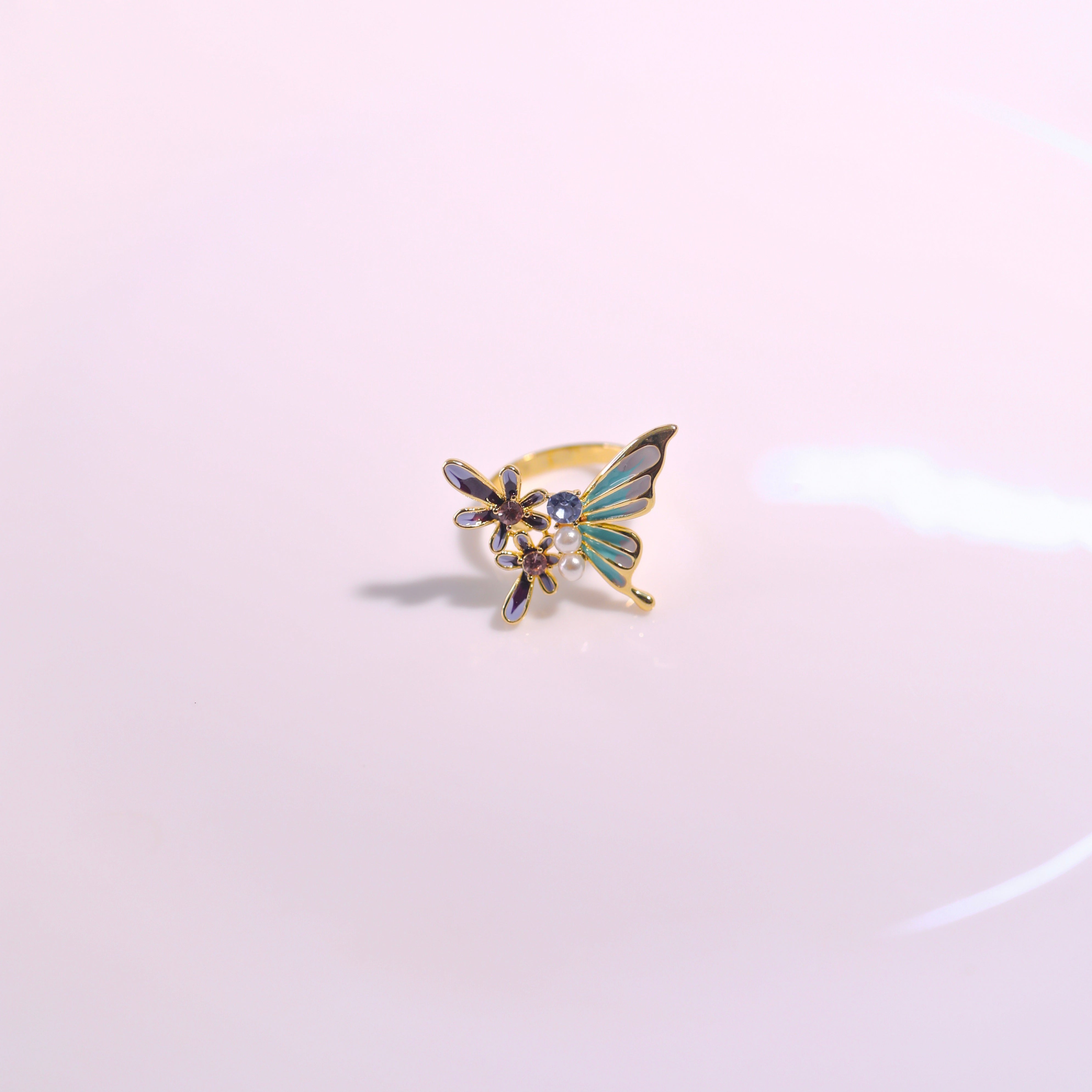 Anti-Tarnish Butterfly Ring
