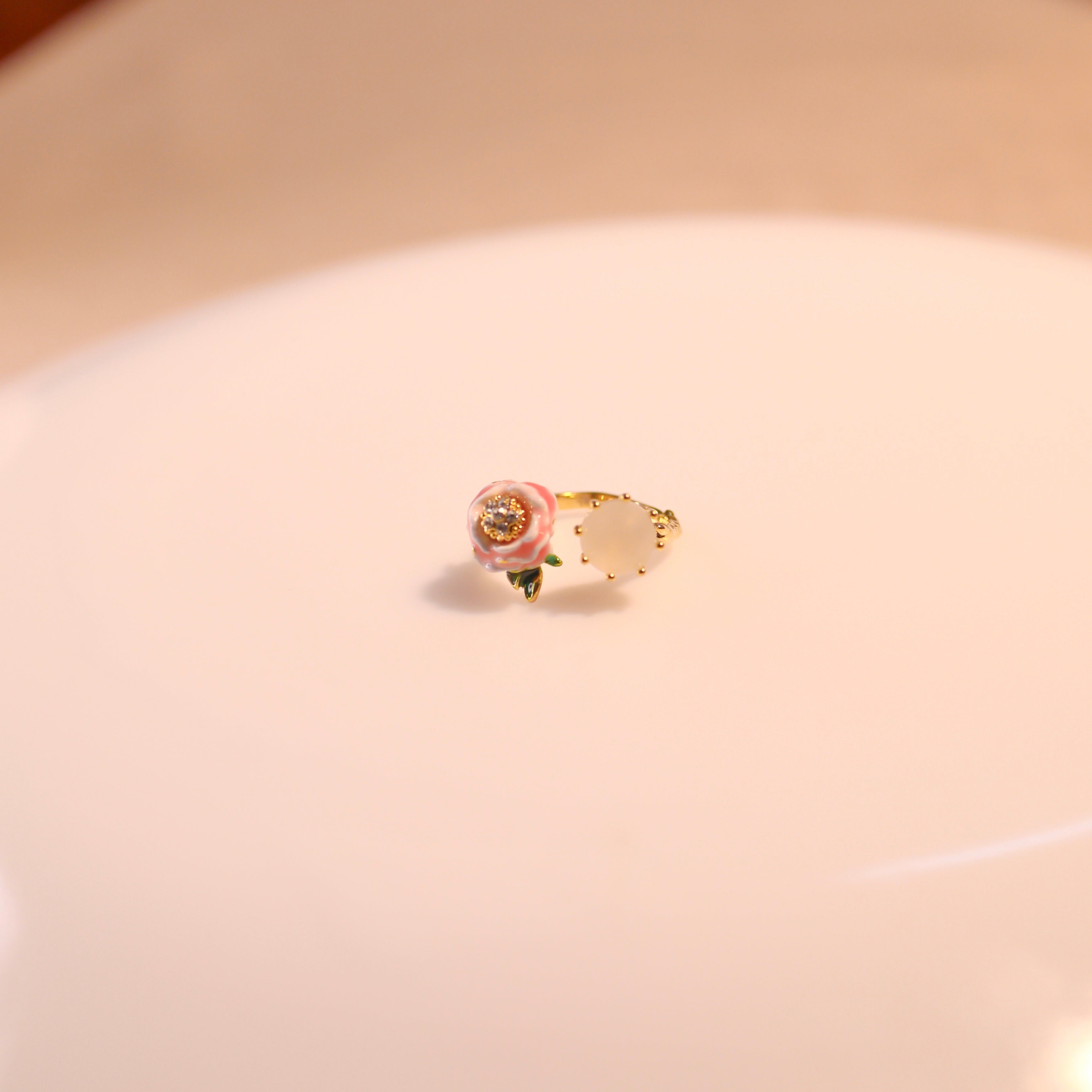 Anti-Tarnish Flower Ring
