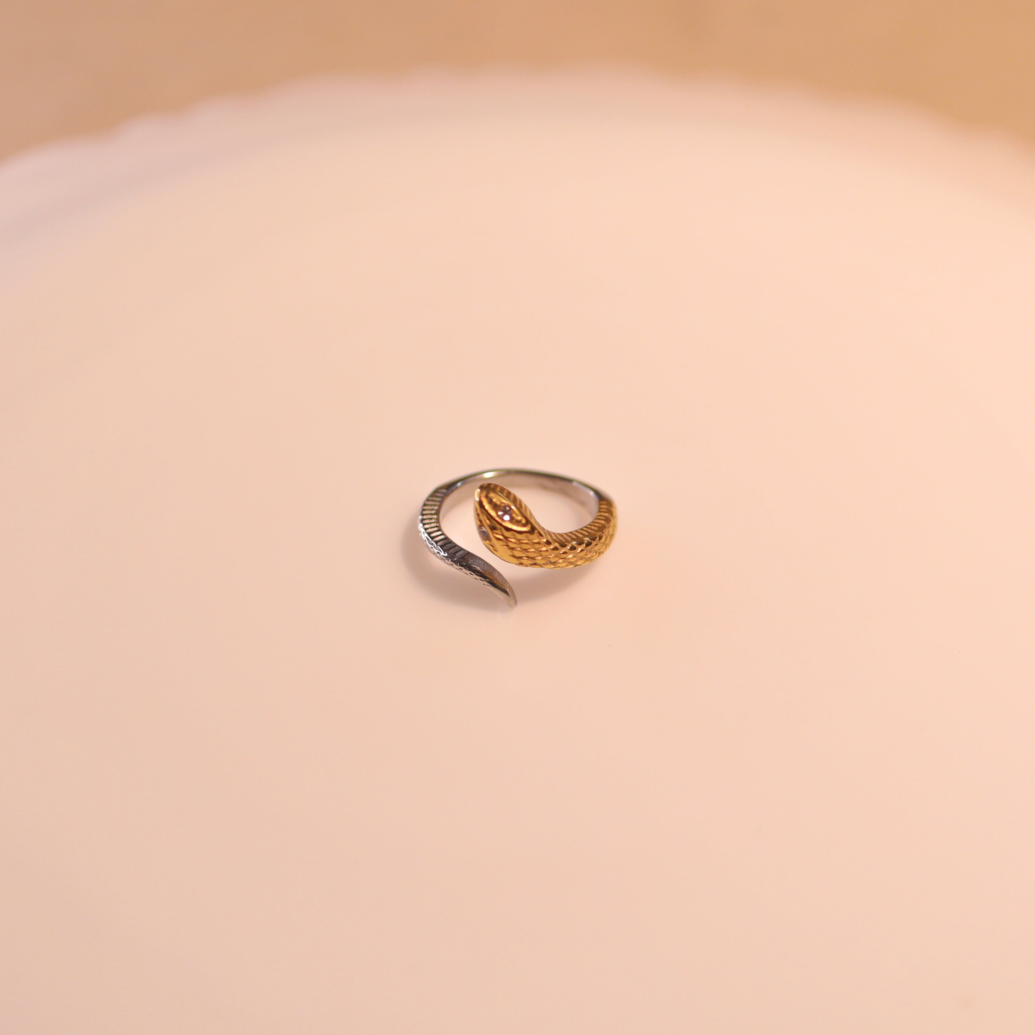 Anti-Tarnish Snake Ring