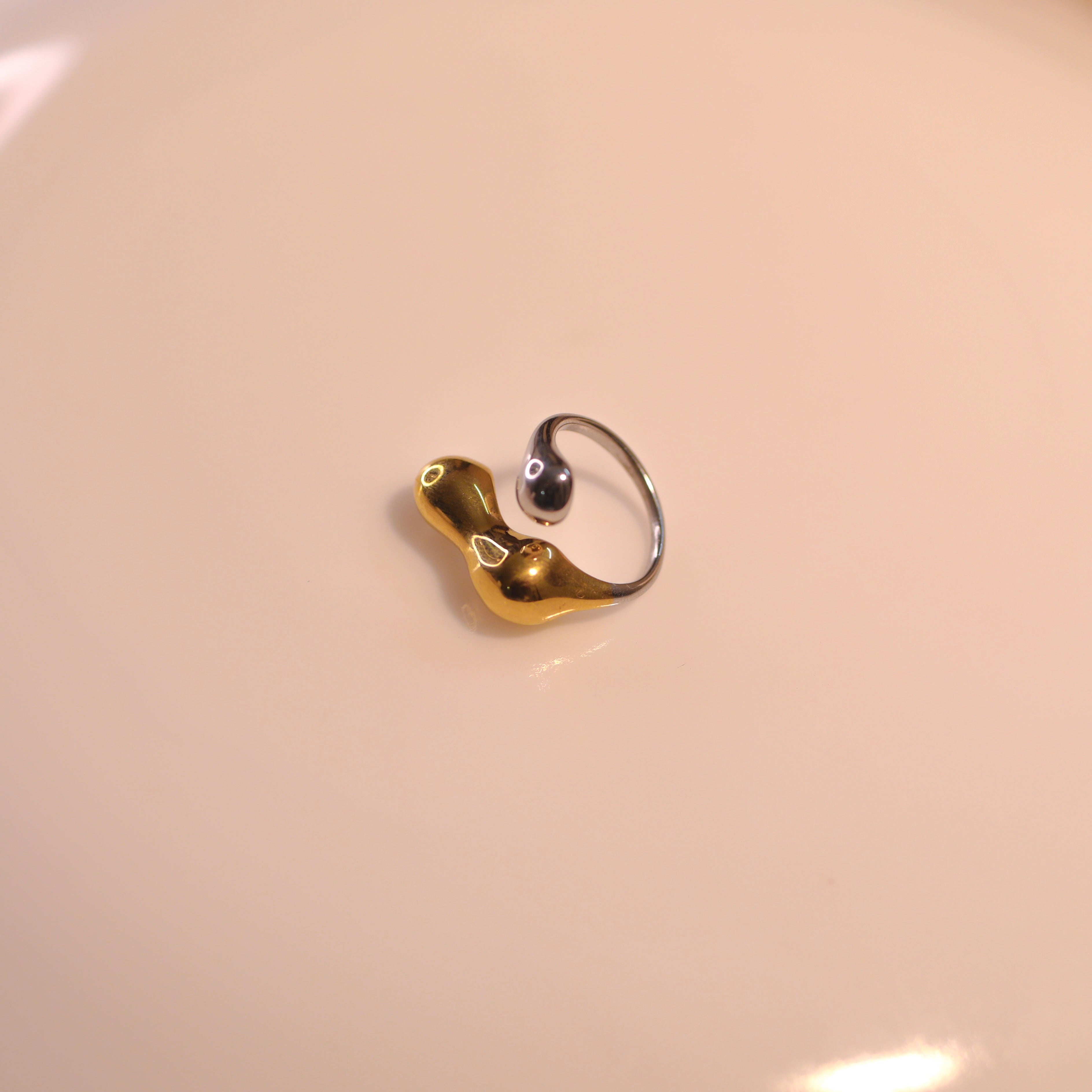 Twin Colour Anti-Tarnish Ring