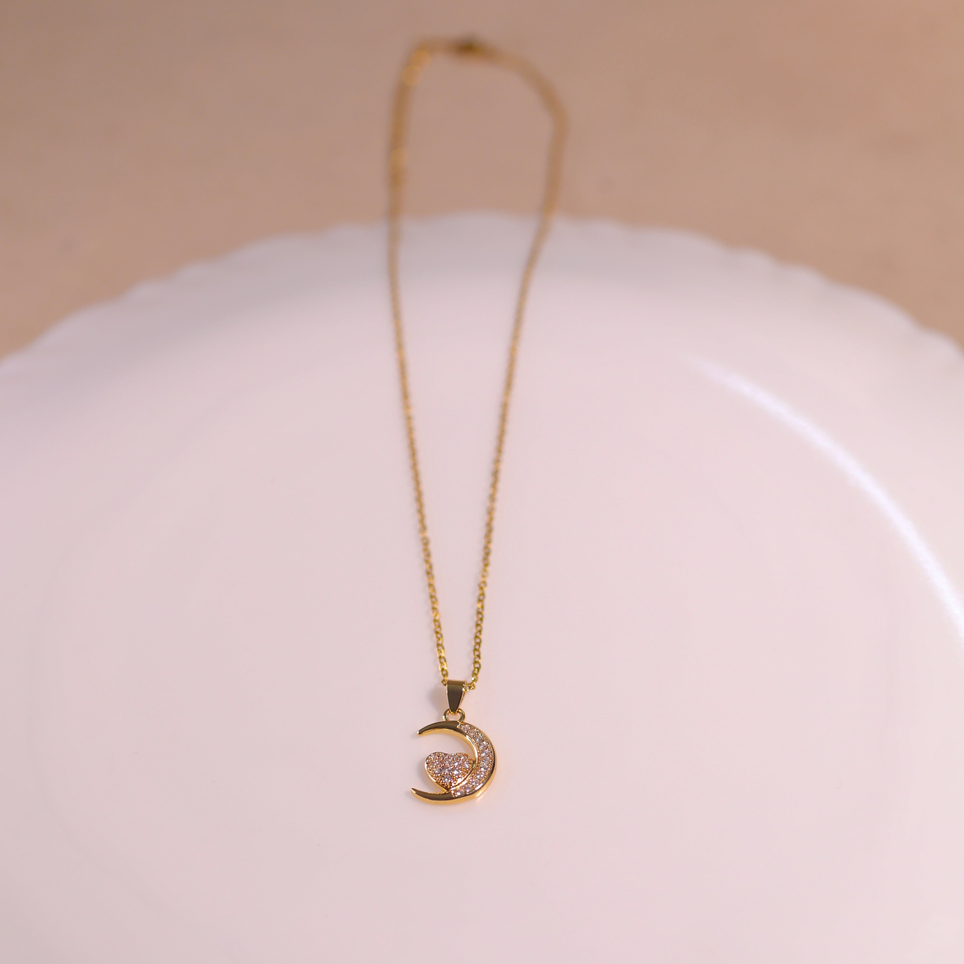 Anti-Tarnish Moon Chain