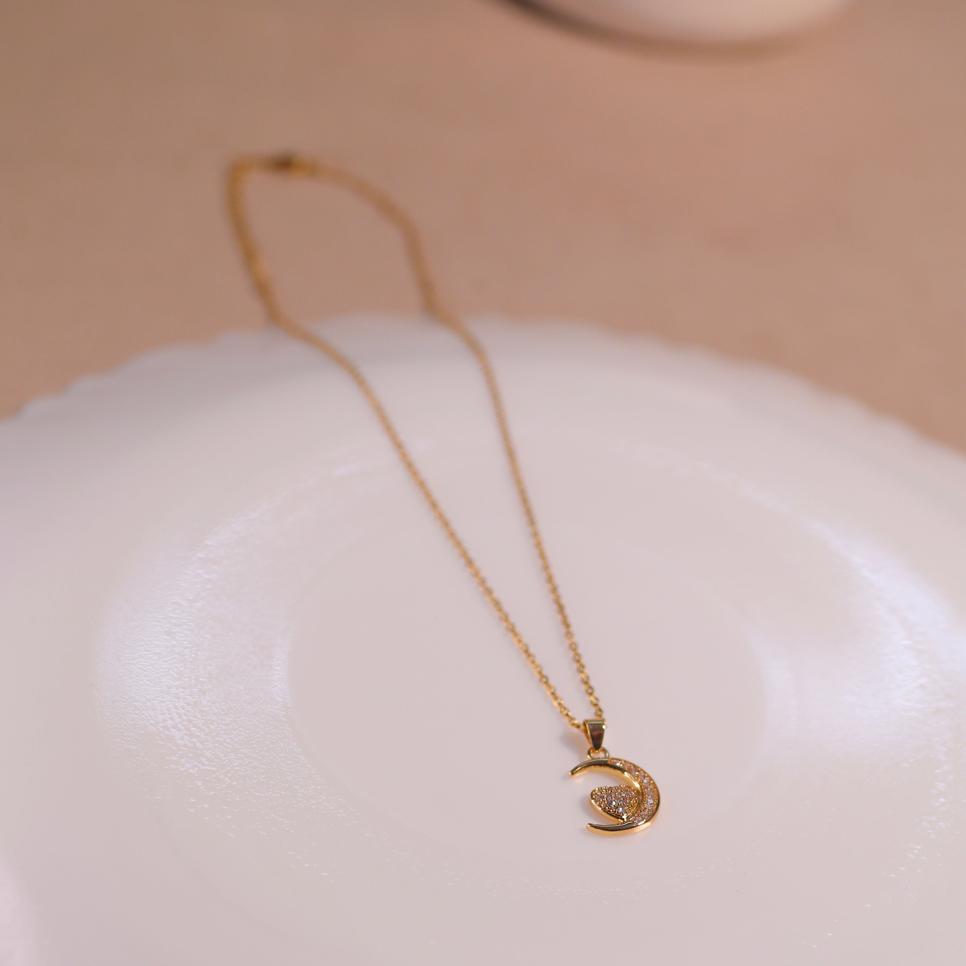 Anti-Tarnish Moon Chain