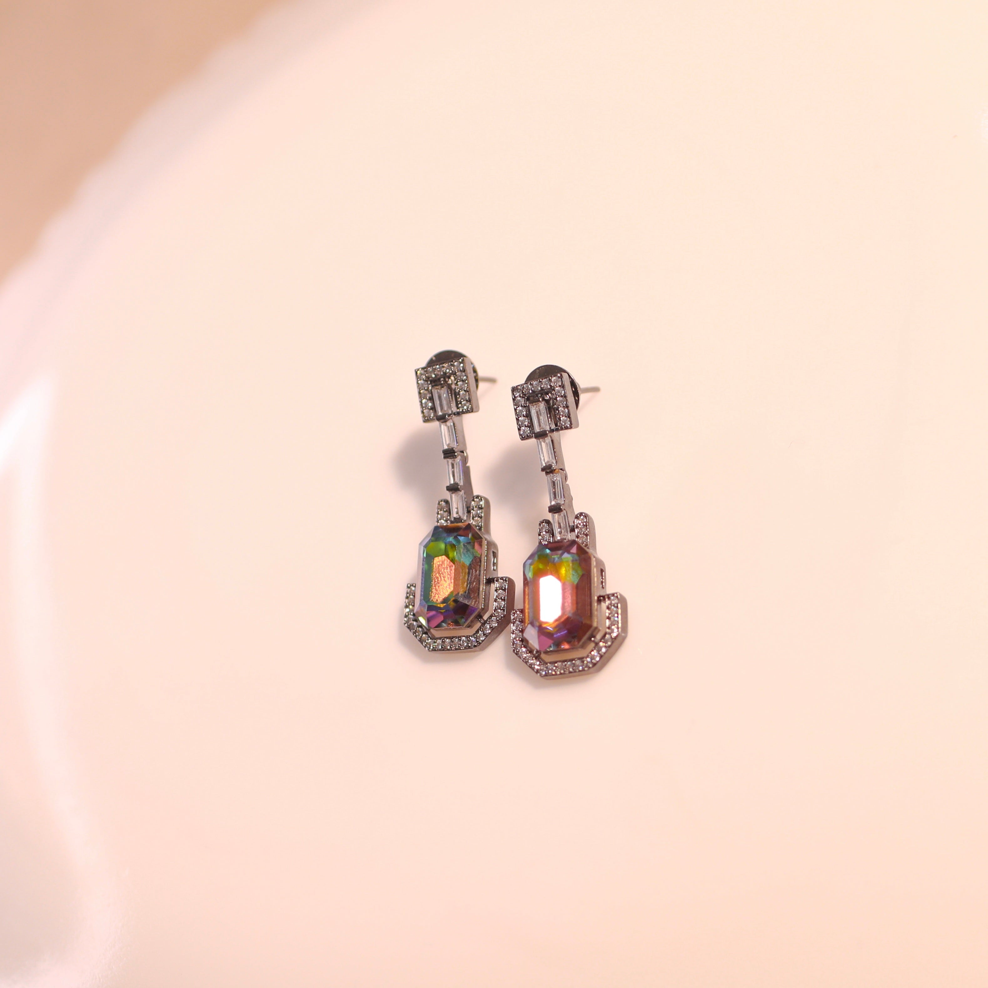 Swarovski Crystal Hanging Earrings