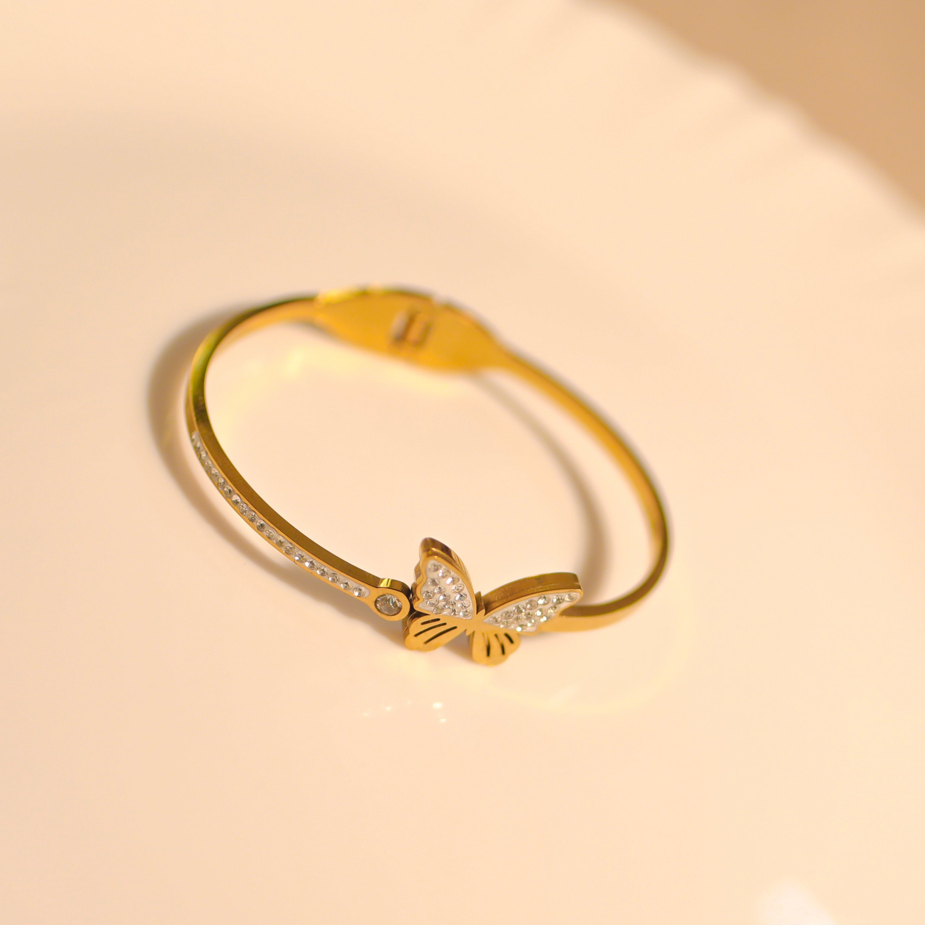 Anti-Tarnish Butterfly Bracelet
