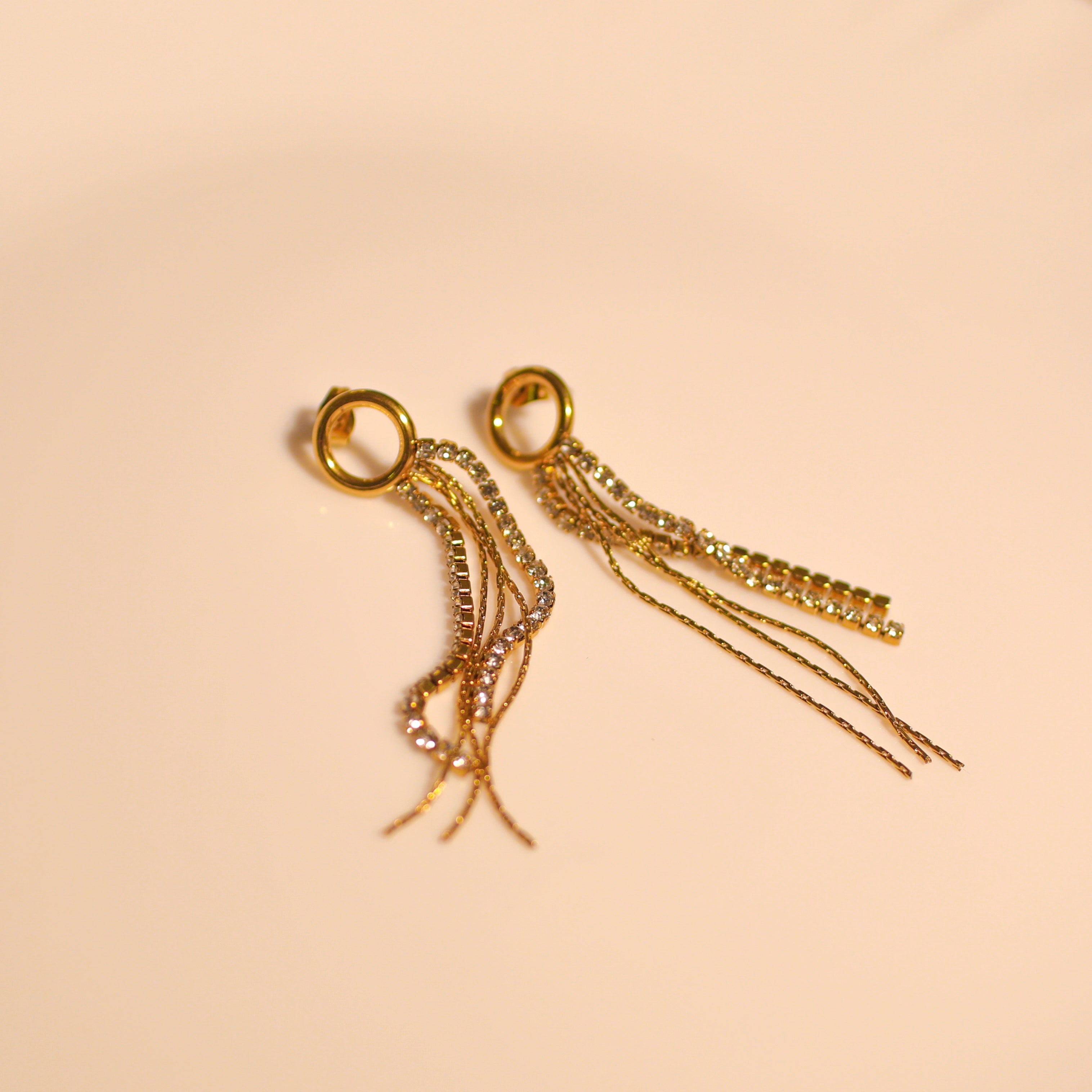 Anti Tarnish Hanging Earrings