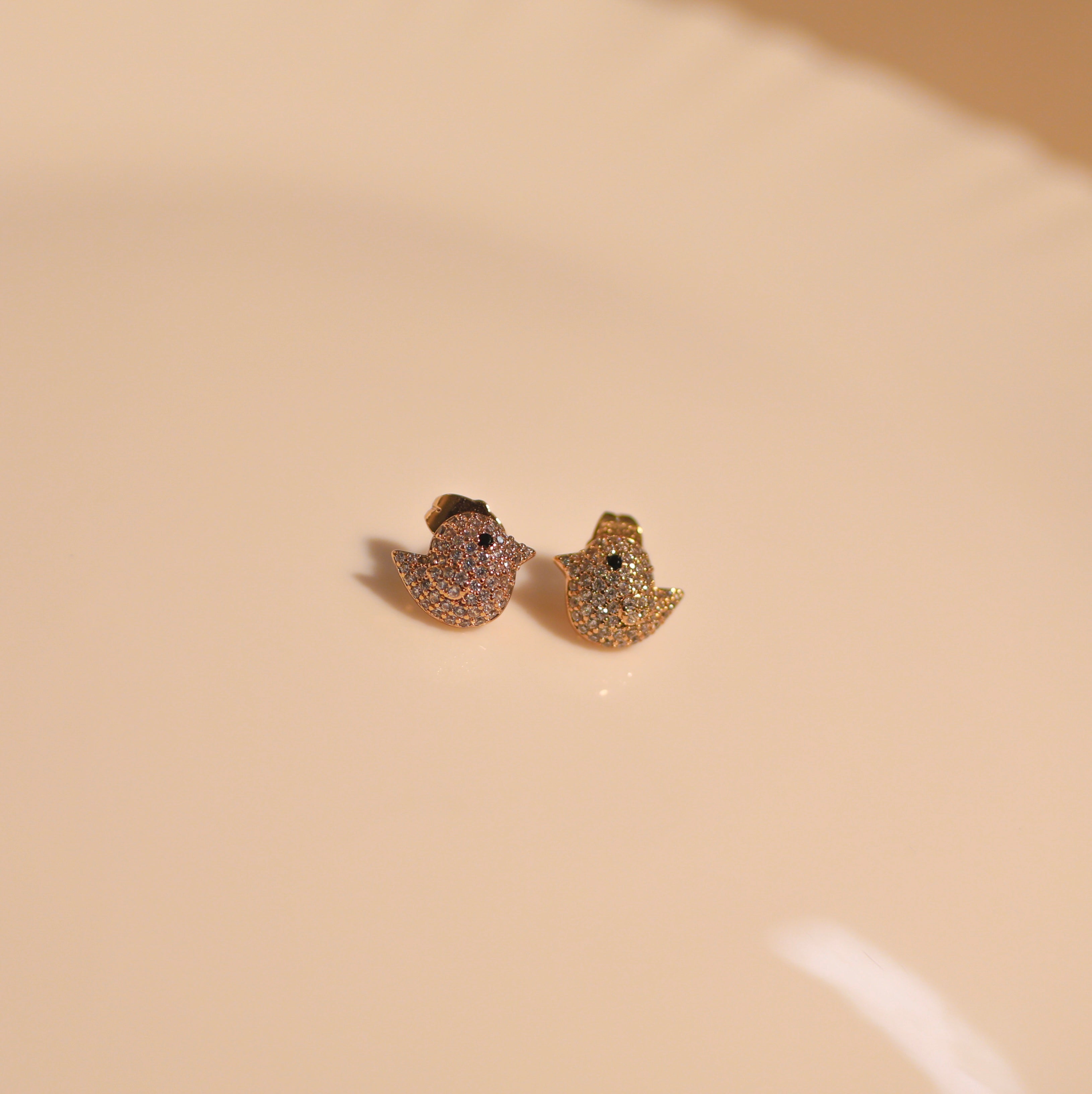 Xuping Gold Plated Anti Tarnish Bird Earrings