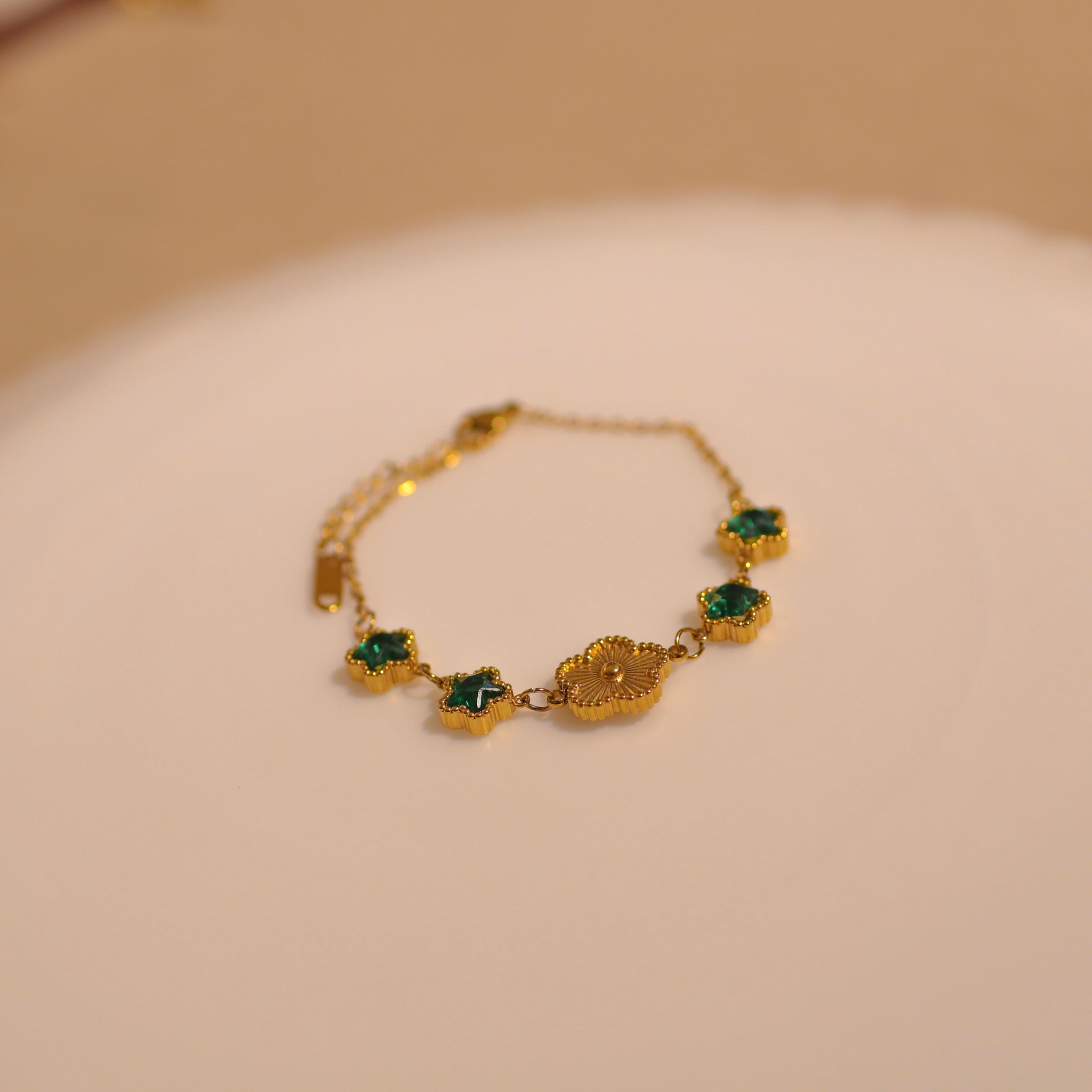 Anti-Tranish Emerald Bracelets