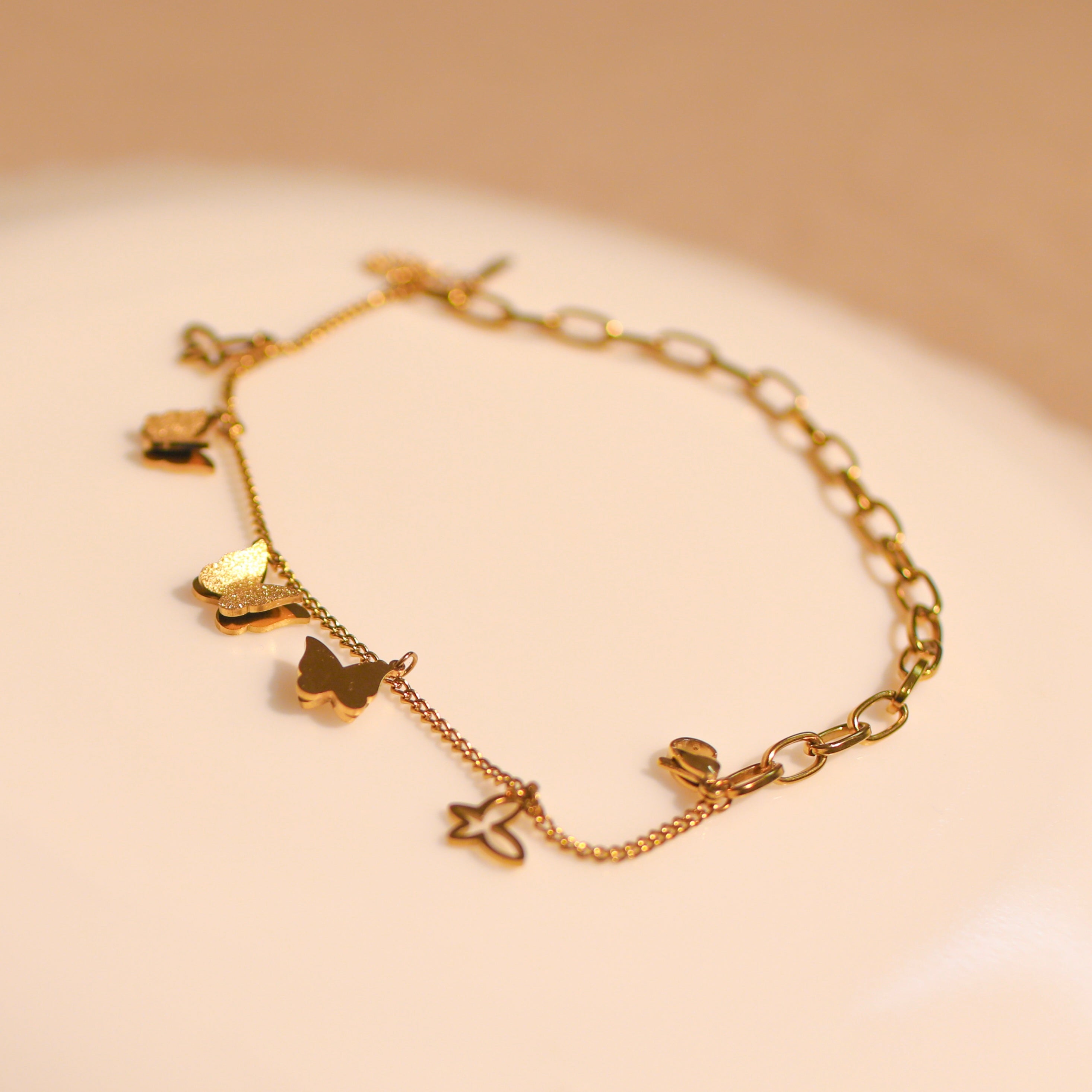 Anti-Tranish Butterfly Double Layer Bracelets