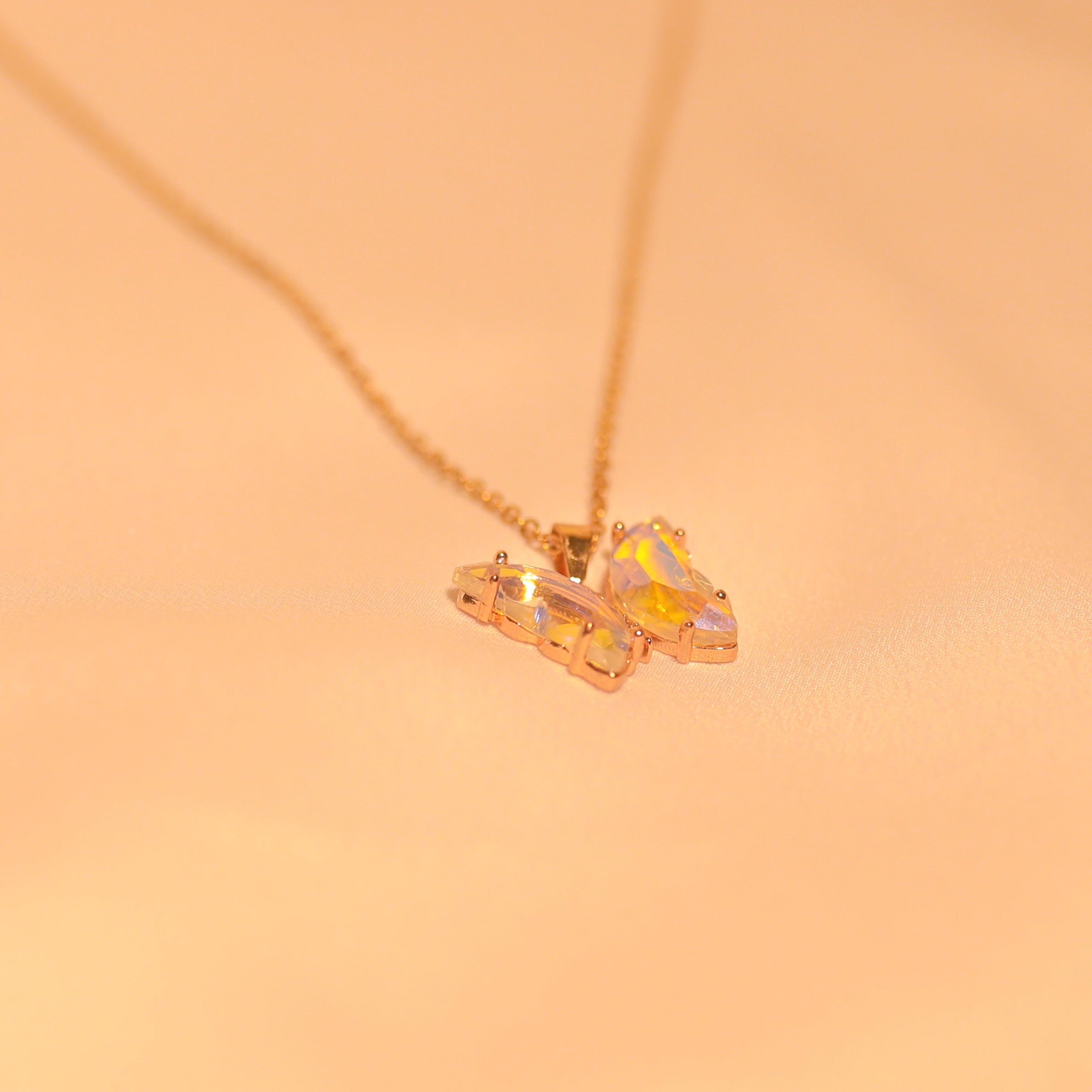 Anti-Tarnish ButterFly Crystal Pendant -111
