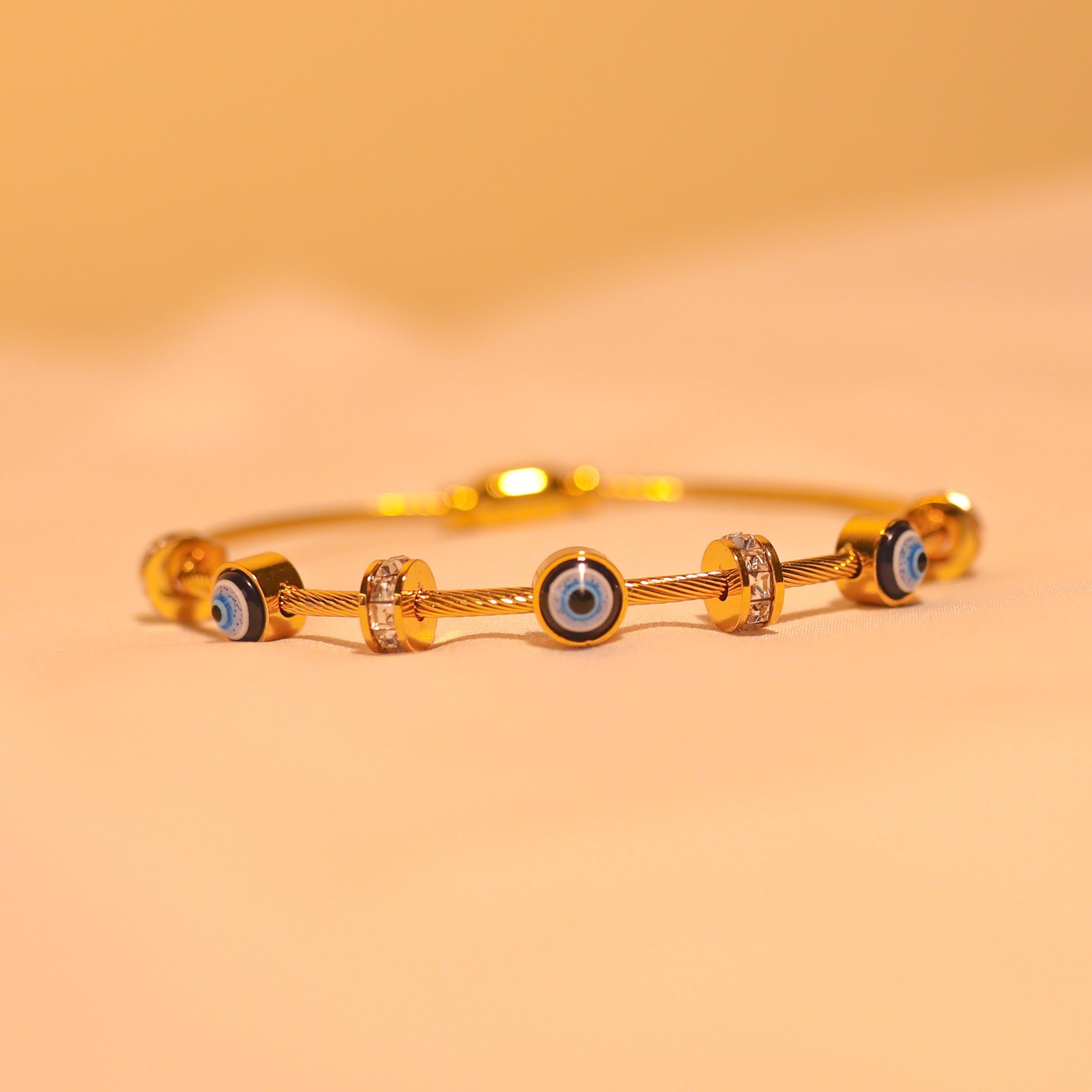 Anti-Tarnish Evil Eye Designer Bracelet -167