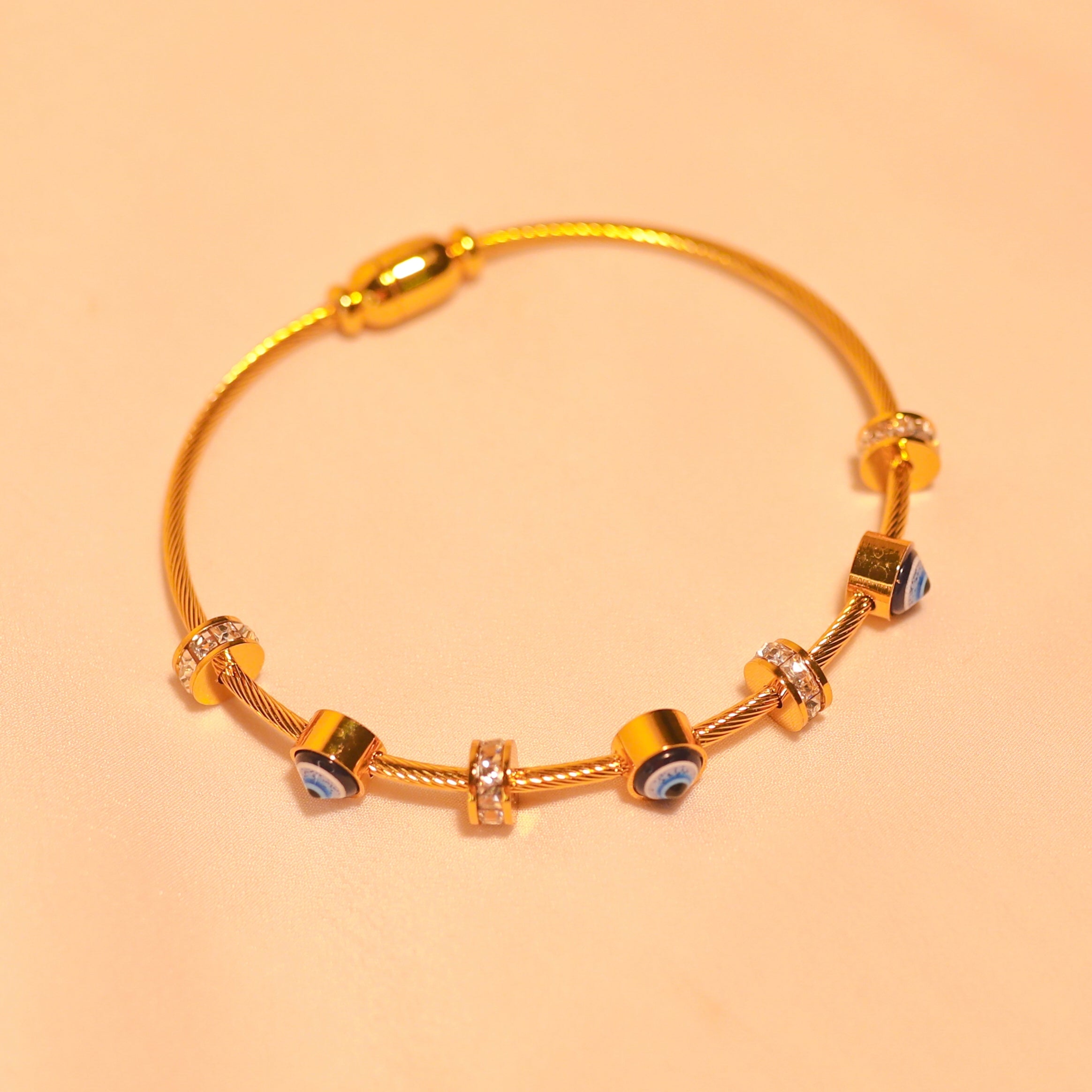 Anti-Tarnish Evil Eye Designer Bracelet -167