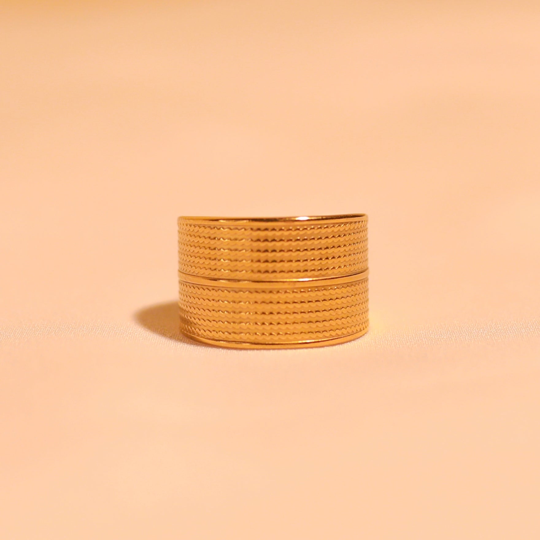 Anti-Tarnish Multi Layer Designer Ring-158