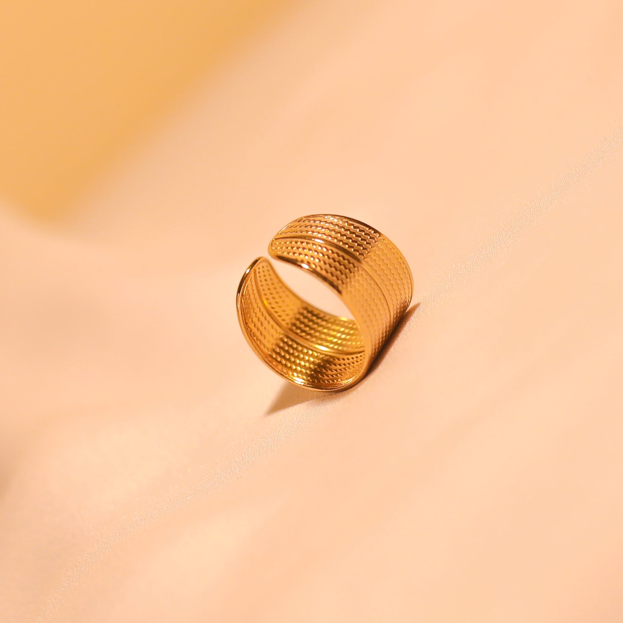 Anti-Tarnish Multi Layer Designer Ring-158