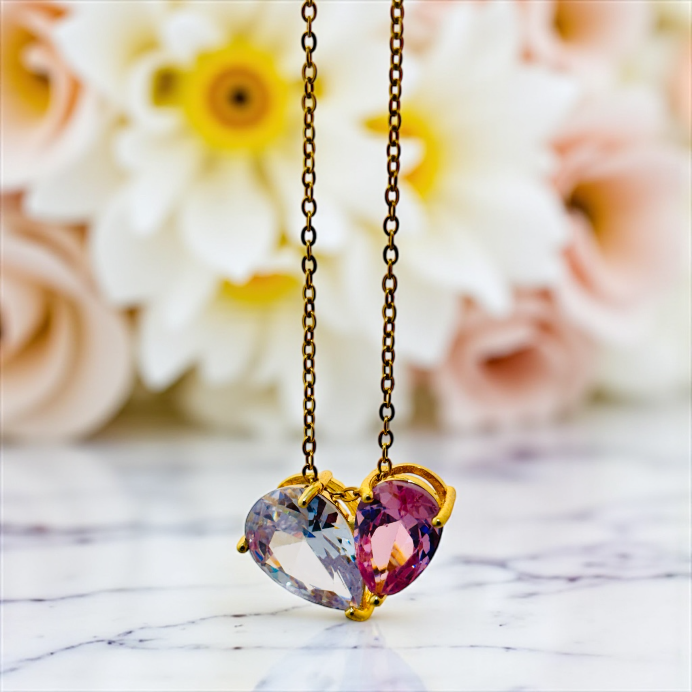 Anti-Tarnish Forever Bond Heart Pendant