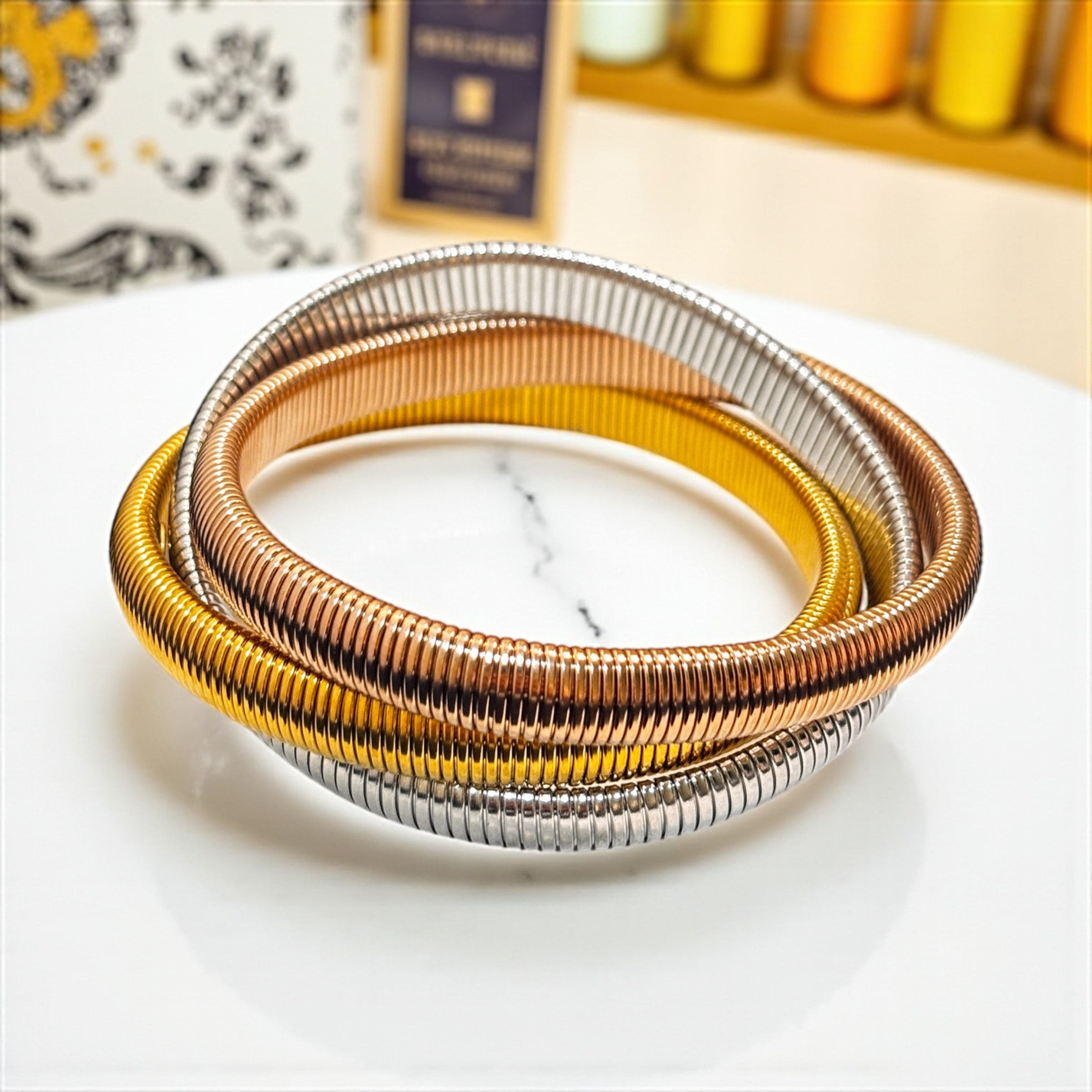 Aurelian Curve - Anti Tarnish Bracelet