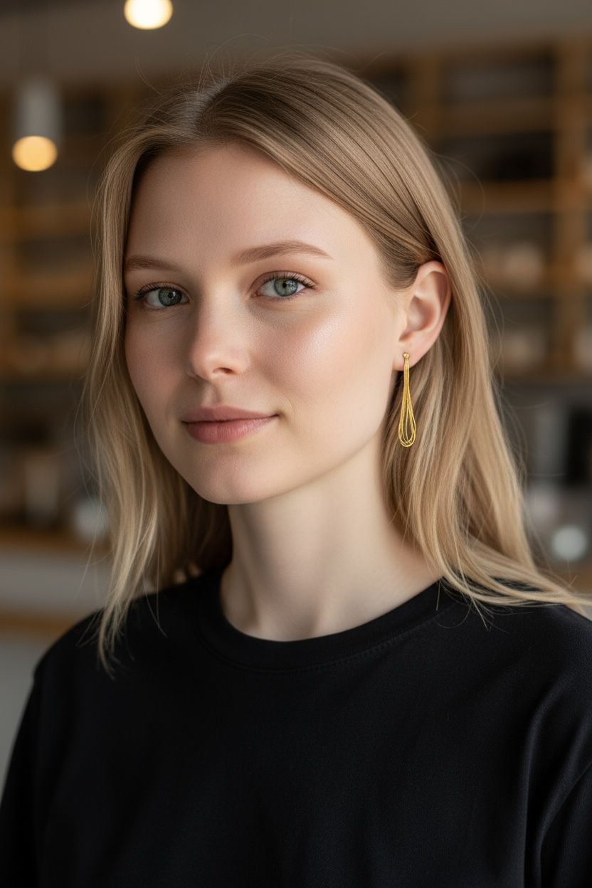 GoldVine -  Anti Tarnish Earring