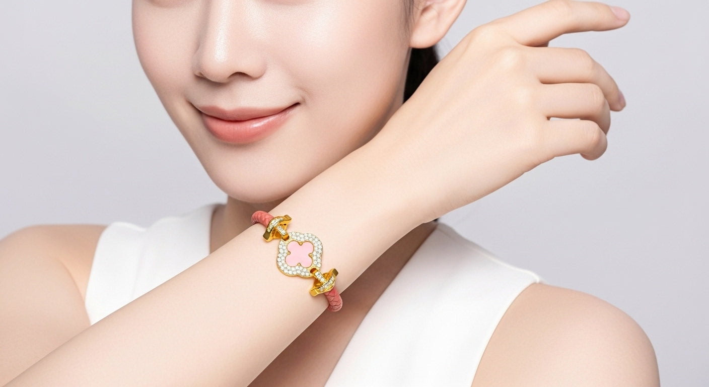 Veloura Pink - Anti Tarnish Bracelet